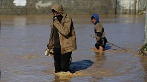 UN reacts after heavy rains flood displaced families in Gaza