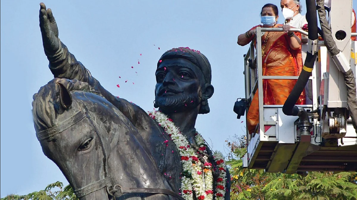Representational image of Shivaji Maharaj's bust.