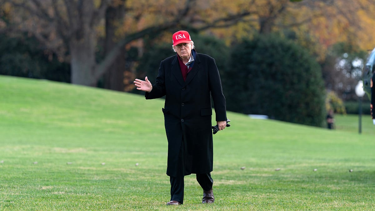 Donald Trump at White House.