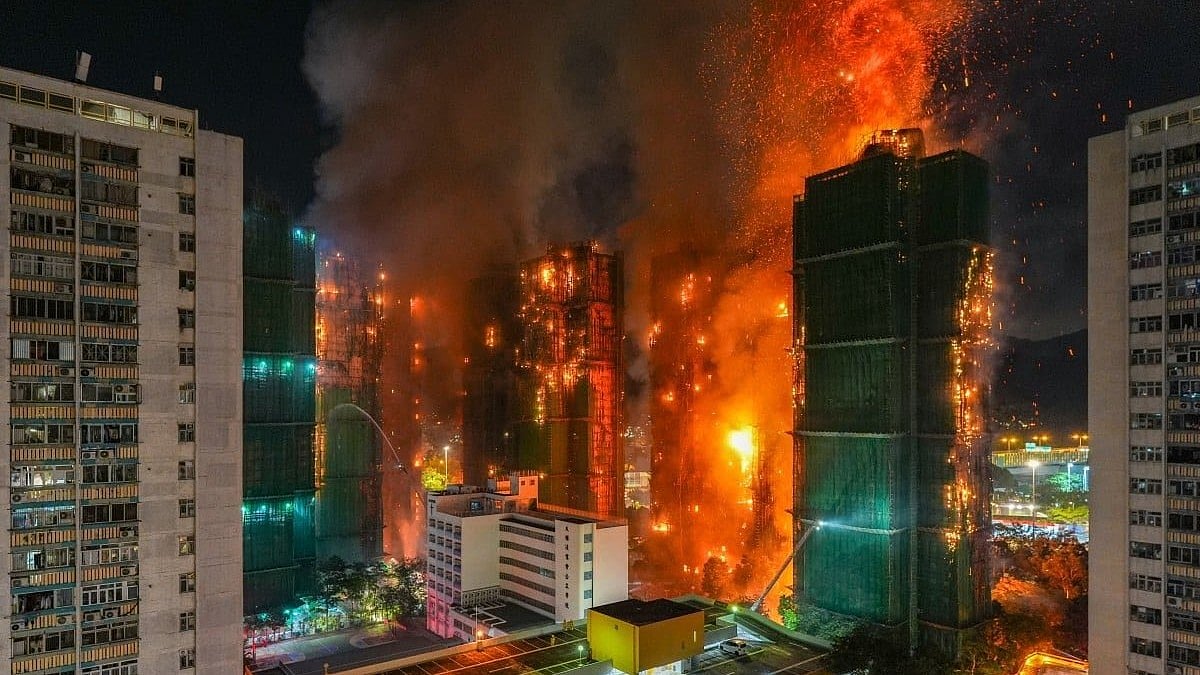 Death toll in Hong Kong's high-rise inferno mounts to 94; over 280 missing