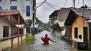 District administrations have warned people not to venture out unnecessarily.