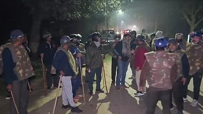 Police force at BHU