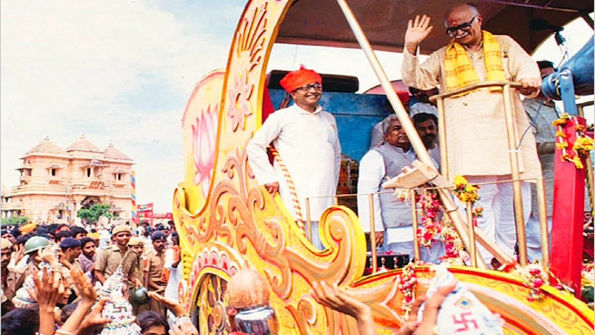 Lal Krishna Advani on his Ram rath yatra