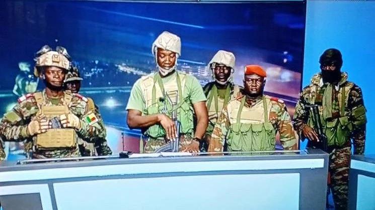 Soldiers led by Lieutenant Pascal Tigri have announced takeover.
