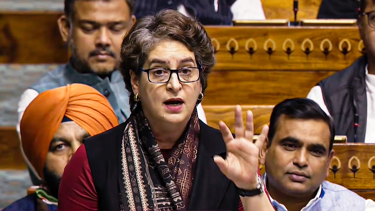 A weak PM looking to Vande Mataram as a diversion: Priyanka Gandhi Vadra