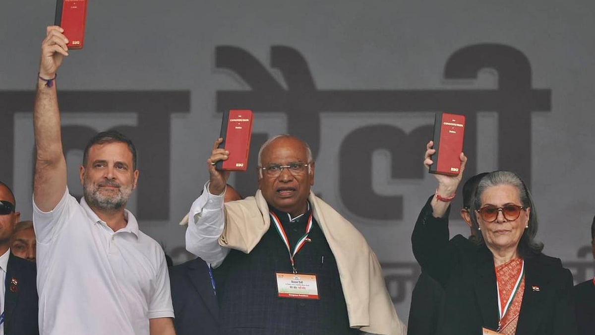 At Delhi rally, Cong accuses Modi of eroding Constitution, undermining elections