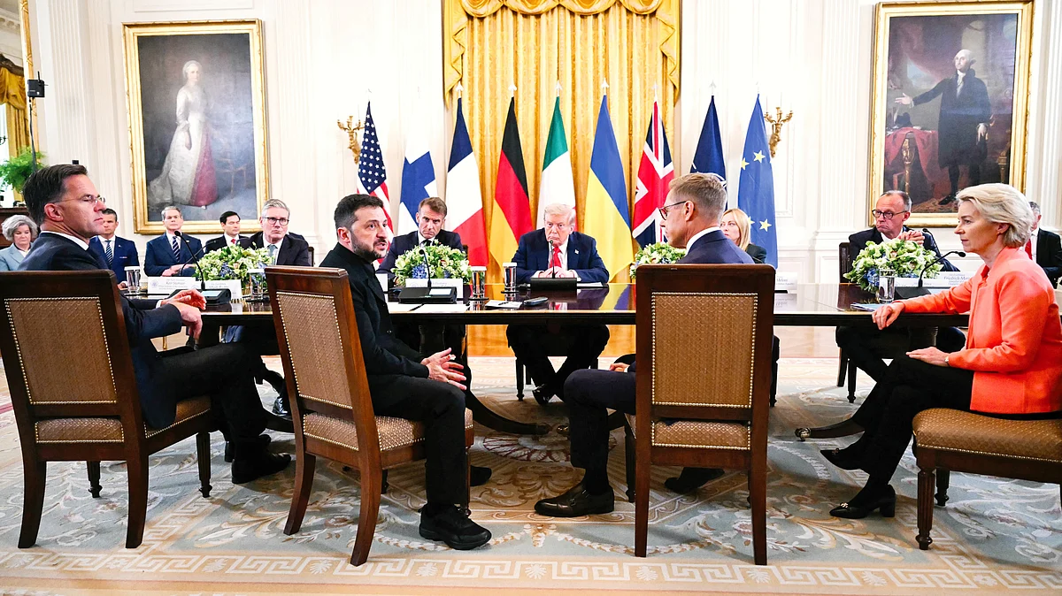 When they met in the White House on 18 August to find a way to end Russia’s war on Ukraine