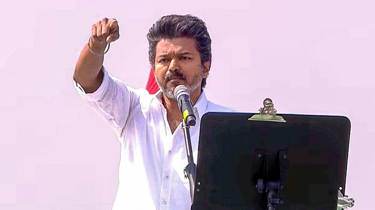 Event marked Vijay’s first public outreach in Tamil Nadu since the September 27 TVK rally in Karur. 