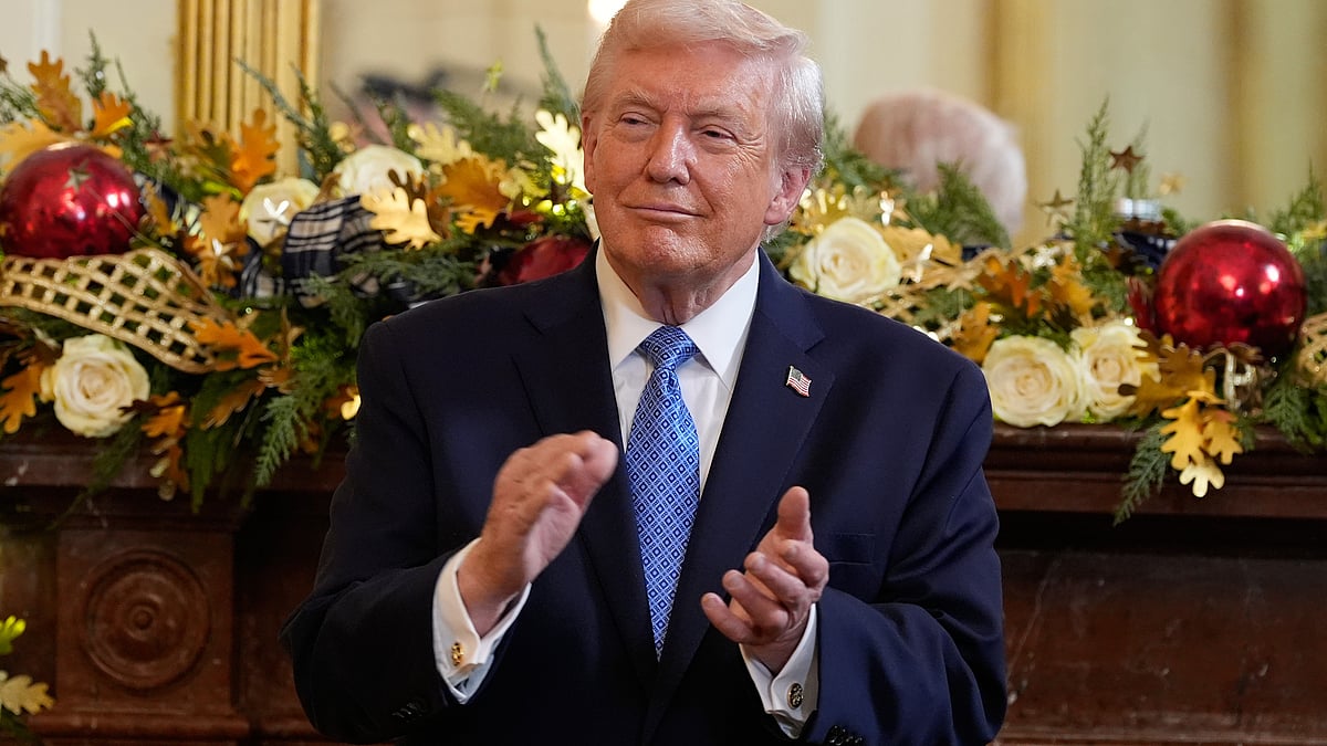 US President Donald Trump at White House.