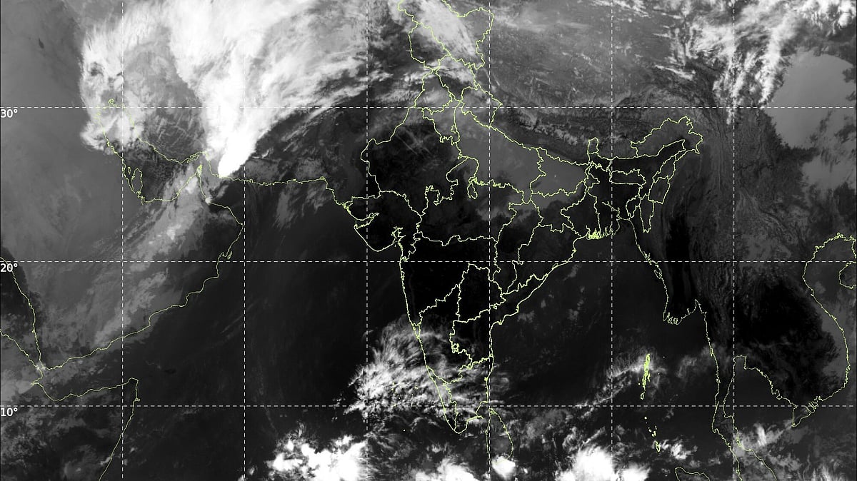 Satellite image of pic issued by IMD on 19 December. (Photo: IMD)