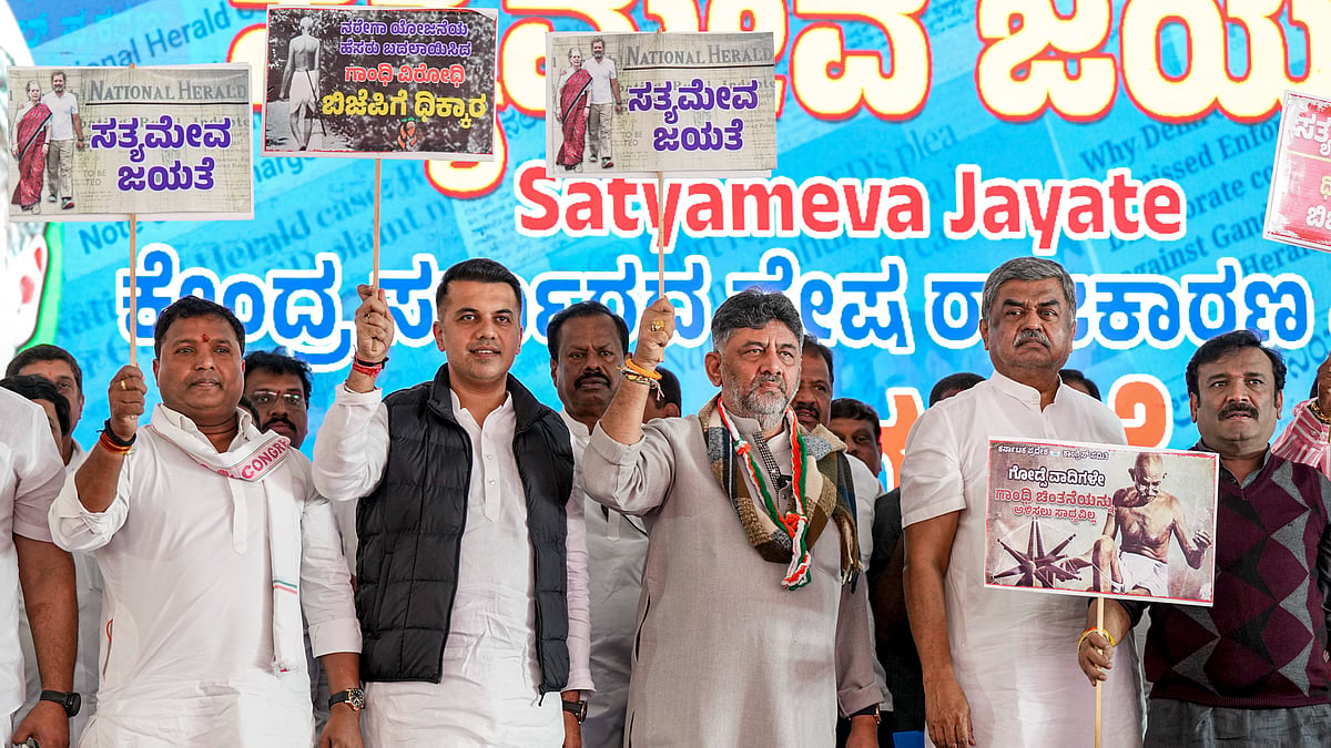 Karnataka Cong protests MGNREGA revamp