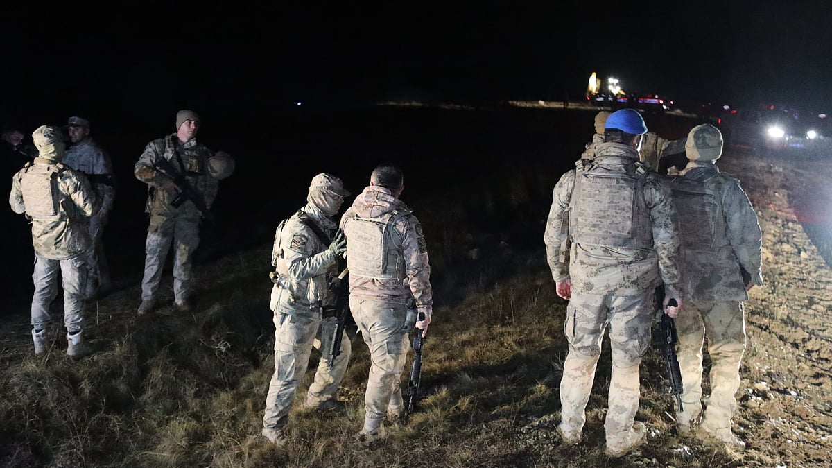 Search teams scour Turkish crash site after Libyan military chief killed in jet accident