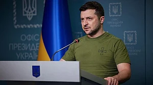 Ukrainian President Volodymyr Zelensky
