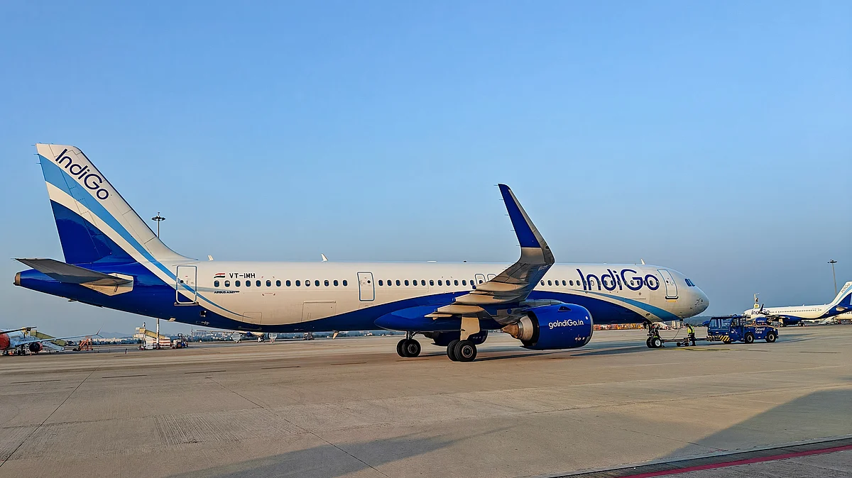 Representative image of an IndiGo flight