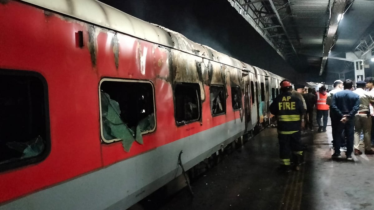 Rescue operation underway at Yelamanchili station.