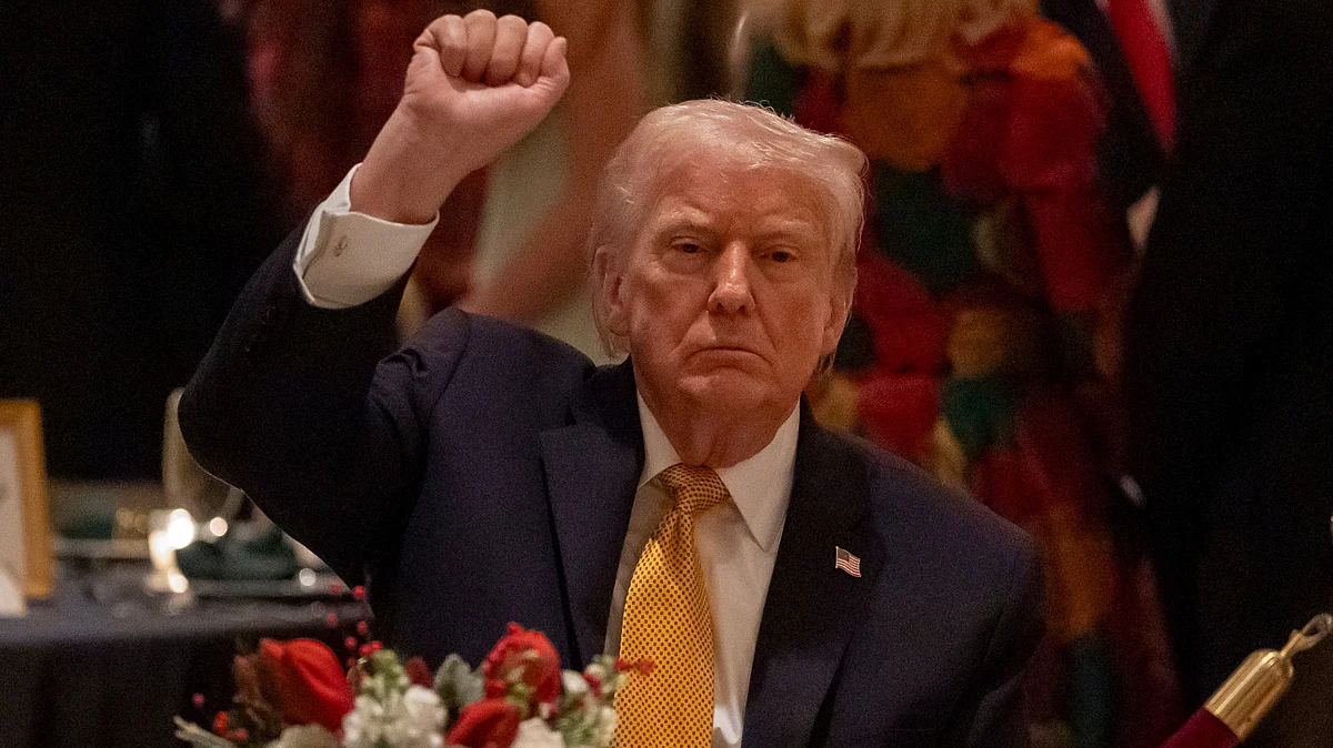 Donald Trump at his Mar-a-Lago club in Palm Beach, Fla.