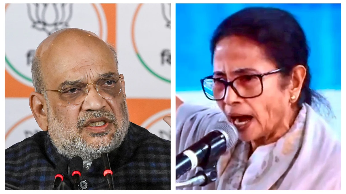 Amit Shah and Mamata Banerjee