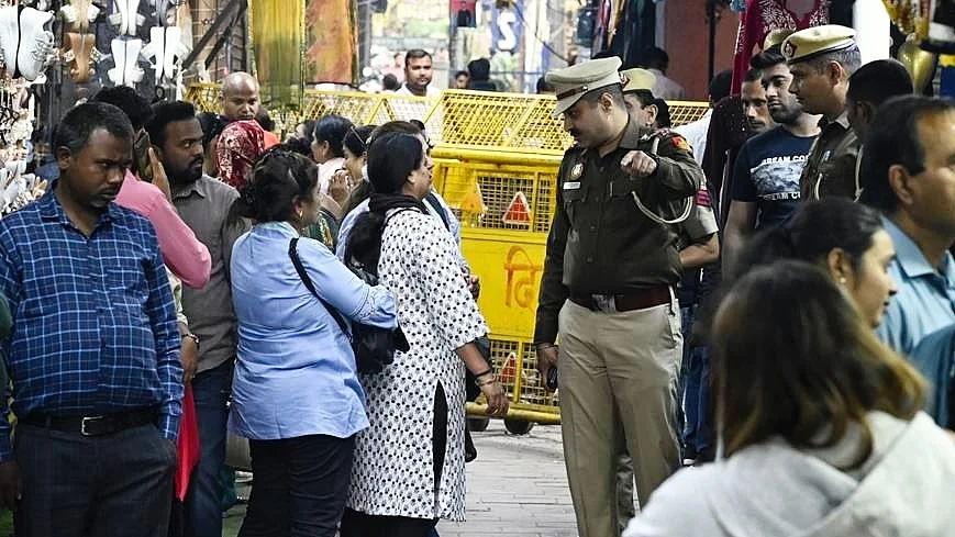 Tight security in place to manage crowds.