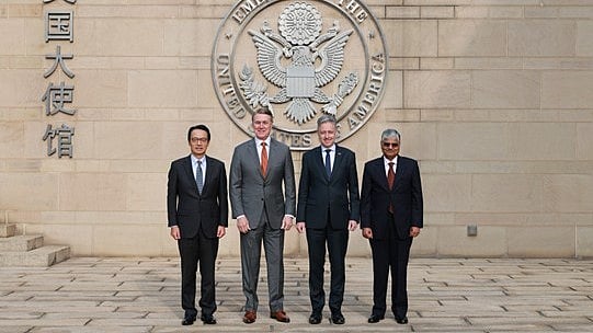 Quad ambassadors hold rare public meeting in Beijing