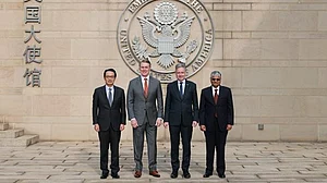 Quad ambassadors hold rare public meeting in Beijing