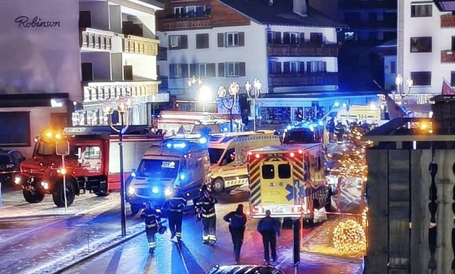 New Year blast kills at least 10, several injured at Swiss ski resort bar