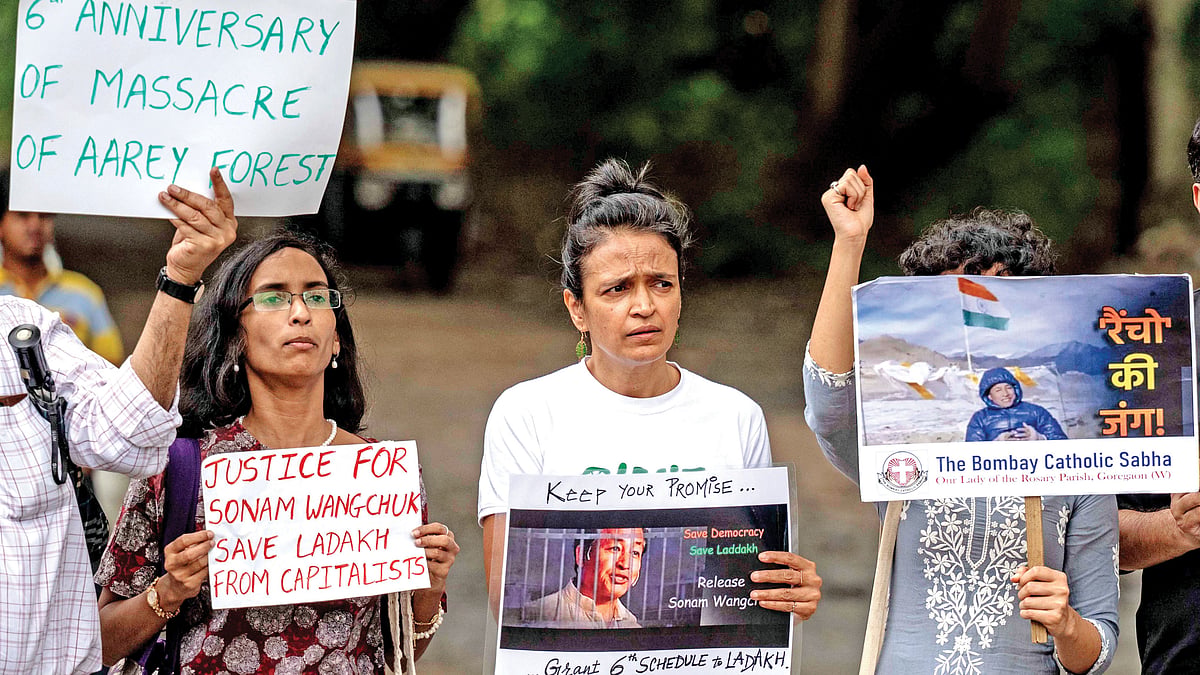 In the days following his arrest, the country rallied behind Wangchuk