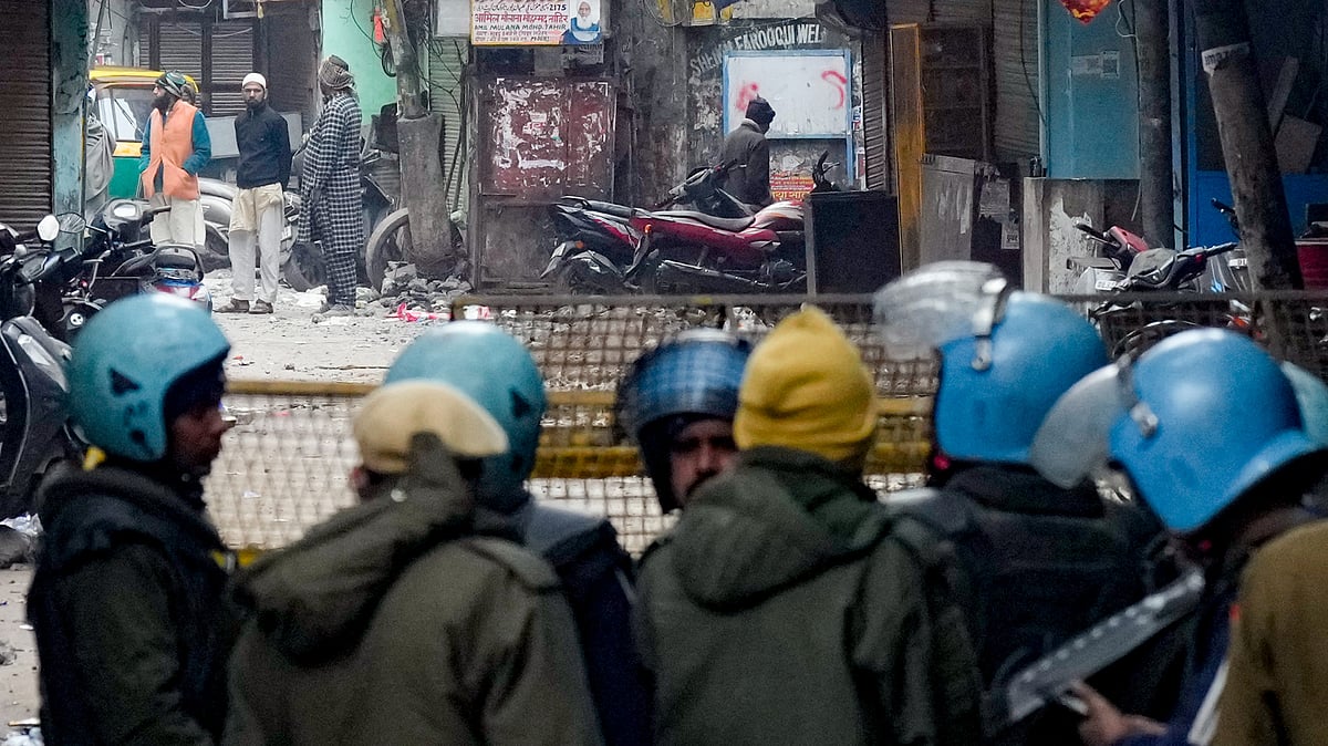 Tight security at Turkman Gate after clashes during anti-encroachment drive