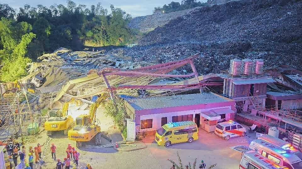 Garbage landslide at Cebu landfill kills one, dozens feared trapped