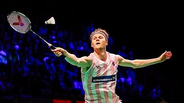 Anders Antonsen was fined by BWF for pulling out at the last minute