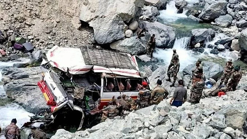 Crash site at Doda. 