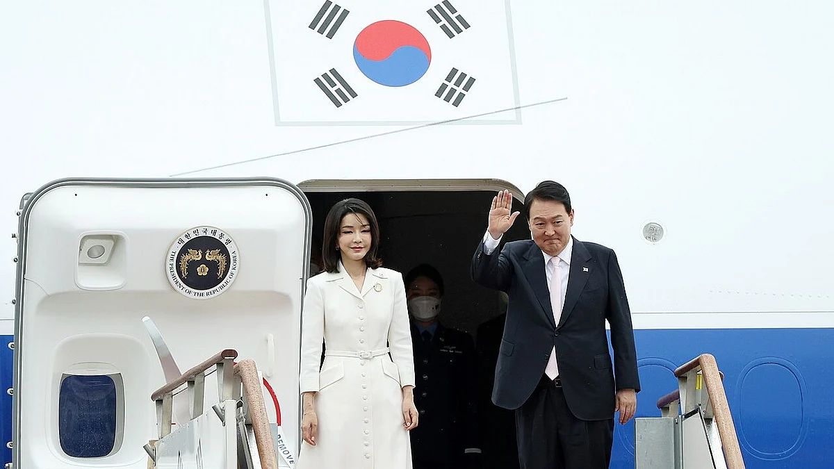 Former President Yoon Suk Yeol and ex first Lady Kim Keon Hee