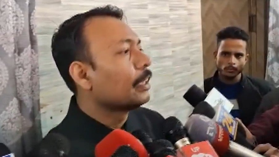 Alankar Agnihotri faces the media after his resignation