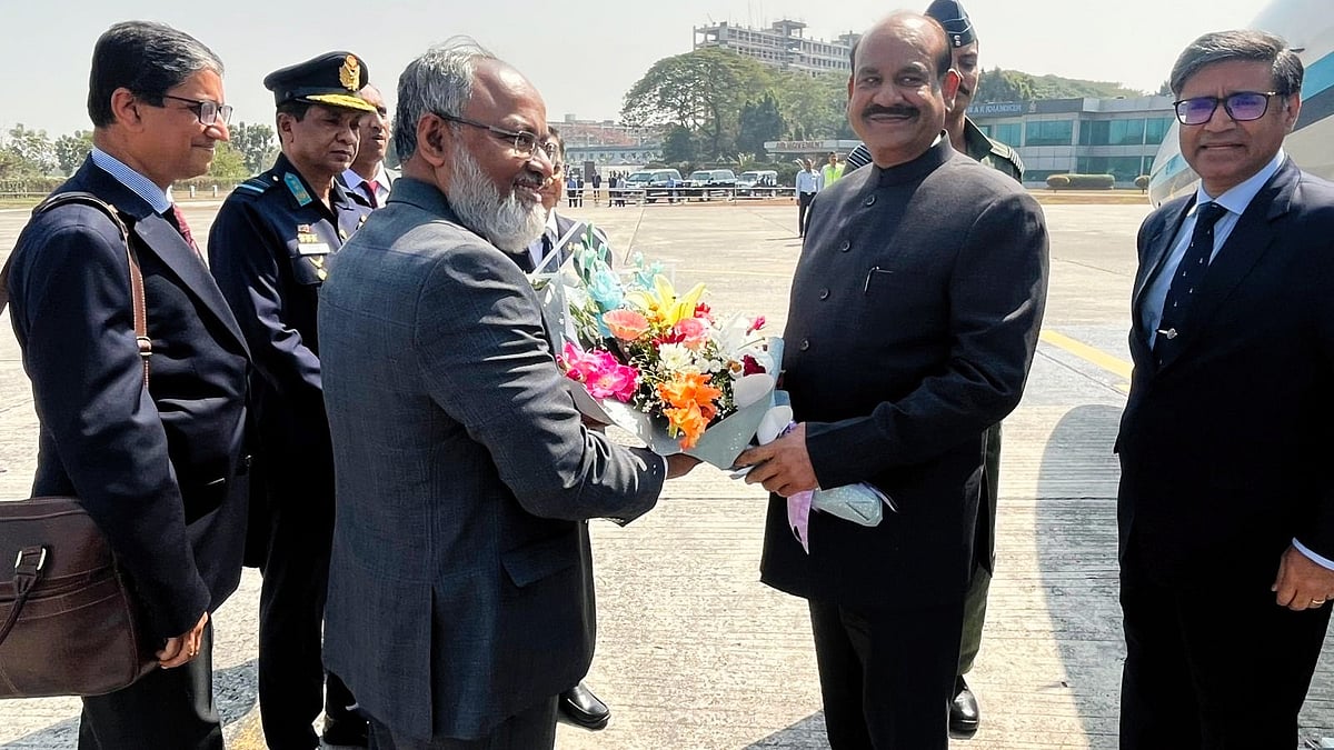 Why is Om Birla representing India in Dhaka instead of Jaishankar or Doval?