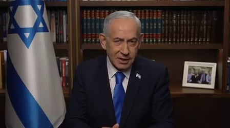 Netanyahu outlines aims of Operation Lion’s Roar in TV address to Israelis