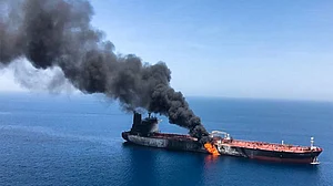 US-sanctioned tanker with 15 Indians onboard attacked off Oman coast; 4 crew injured