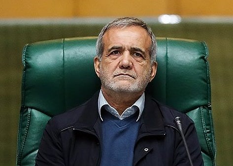 Iran's President Masoud Pezeshkian