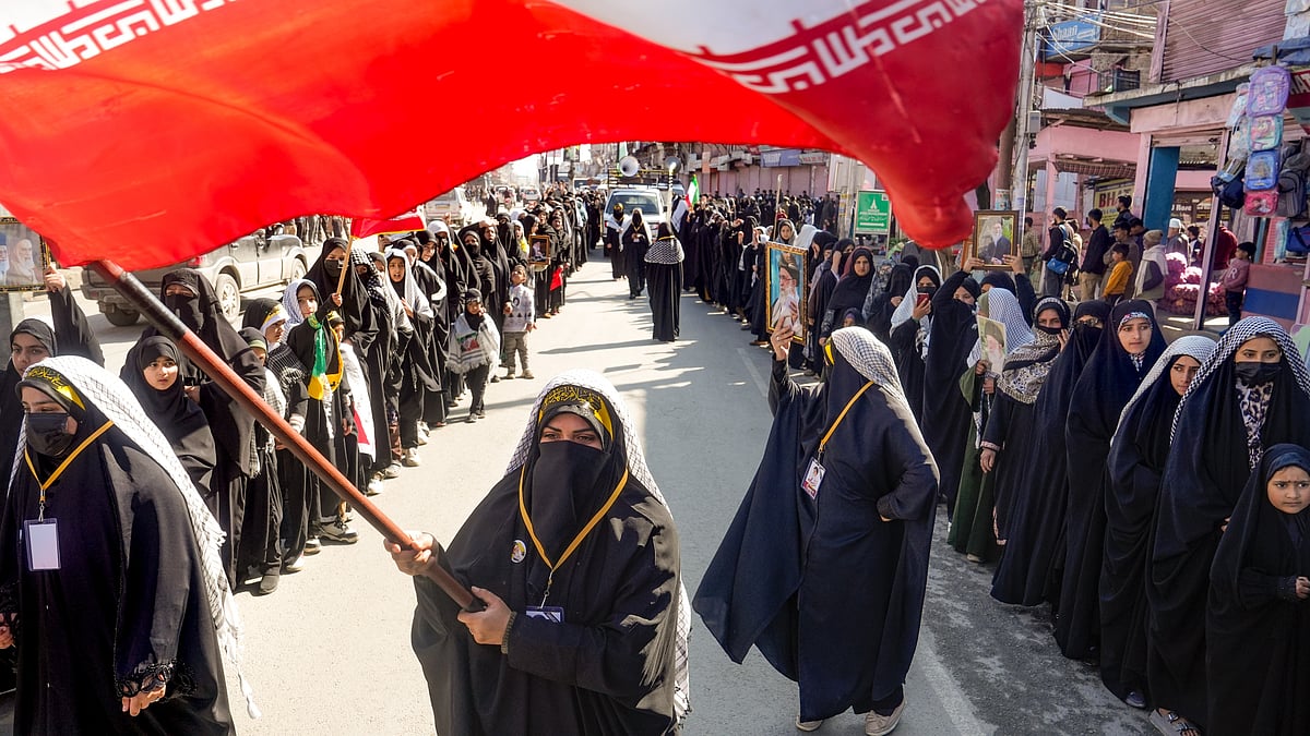 Protests erupt in Kashmir’s Shia areas over US–Israel strikes on Iran