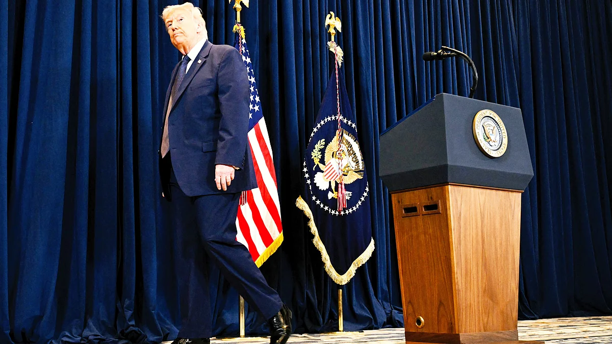 How Trump and the mighty US were humbled