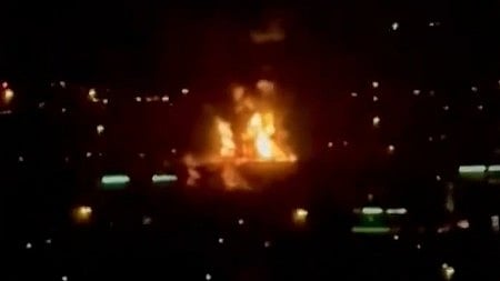 Drone crash sparks fire near Dubai airport, forcing temporary flight suspension