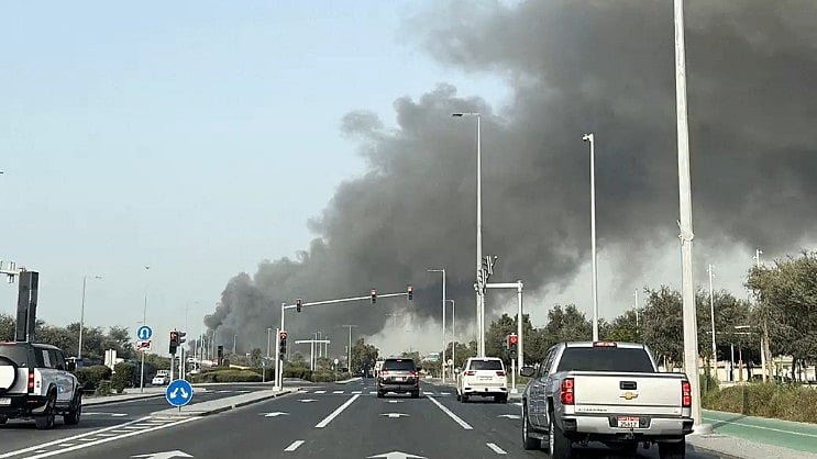 Missile debris kills man in Abu Dhabi as Dubai, Doha rocked by blasts