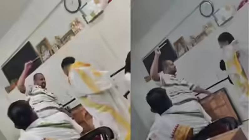 Ujjain gurukul teacher booked after video shows student being caned