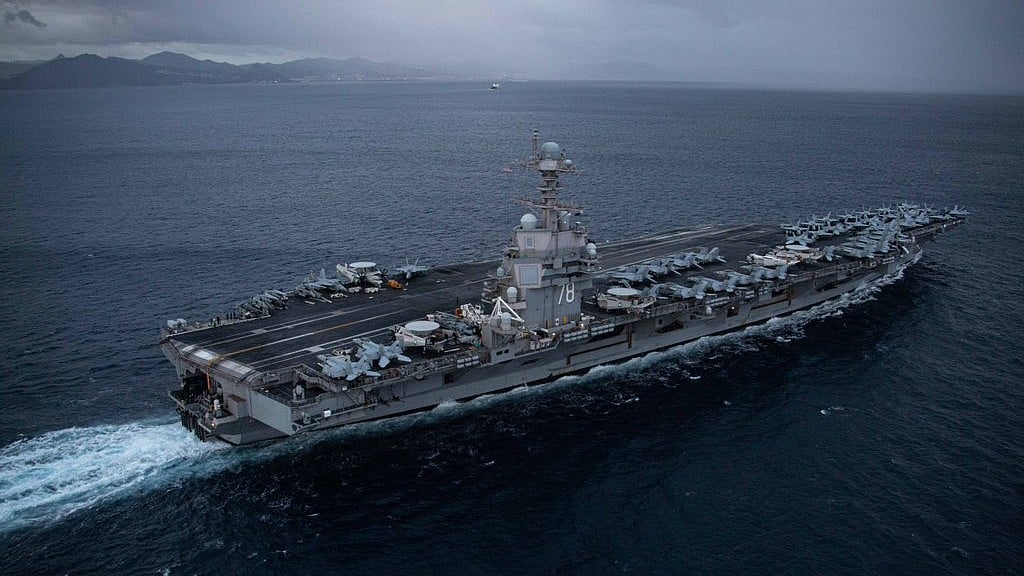 Trump claims Iran attacked USS Ford 'from 17 angles' 