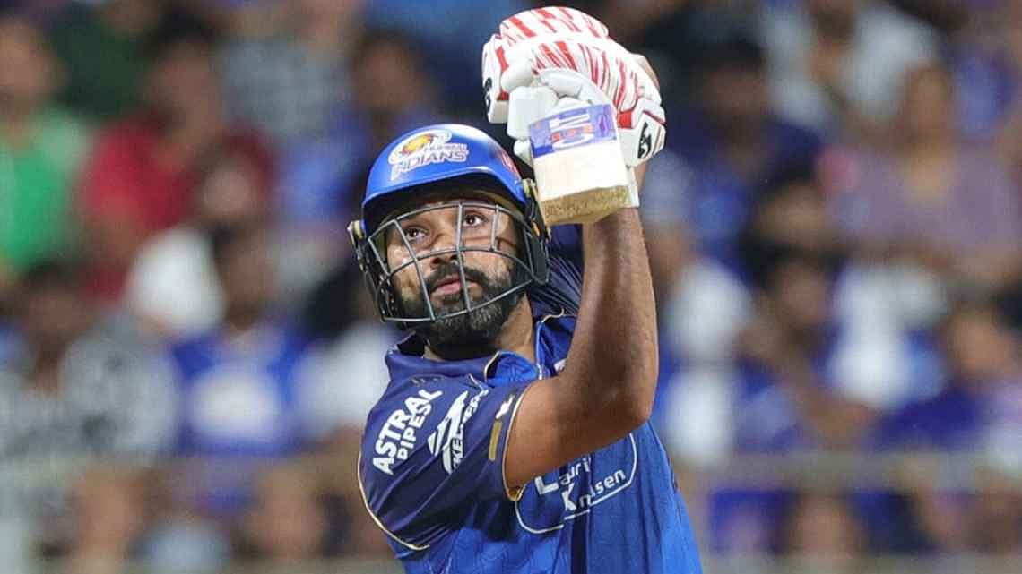 Rohit Sharma on song against KKR at the Wankhede on Sunday