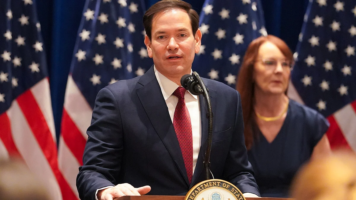 Secretary of state Marco Rubio.