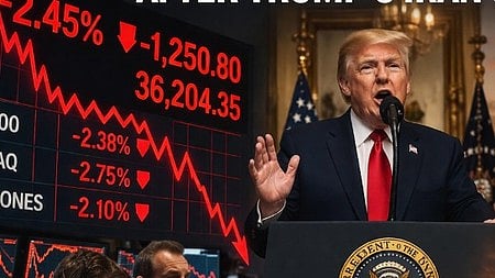 Global markets fall as oil surges after Trump signals prolonged Iran conflict