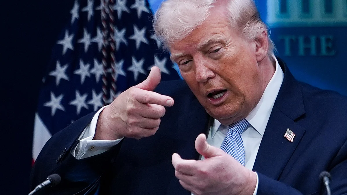 Donald Trump at White House.