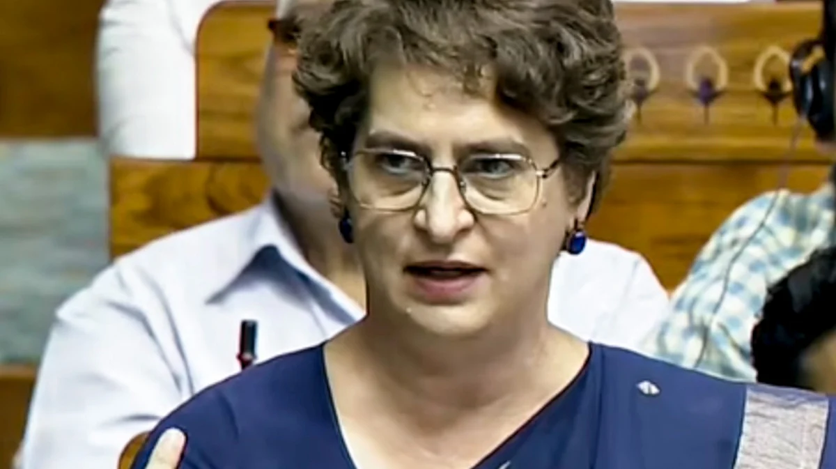 Why the delay? Priyanka questions govt’s changing stand on women’s quota Bill