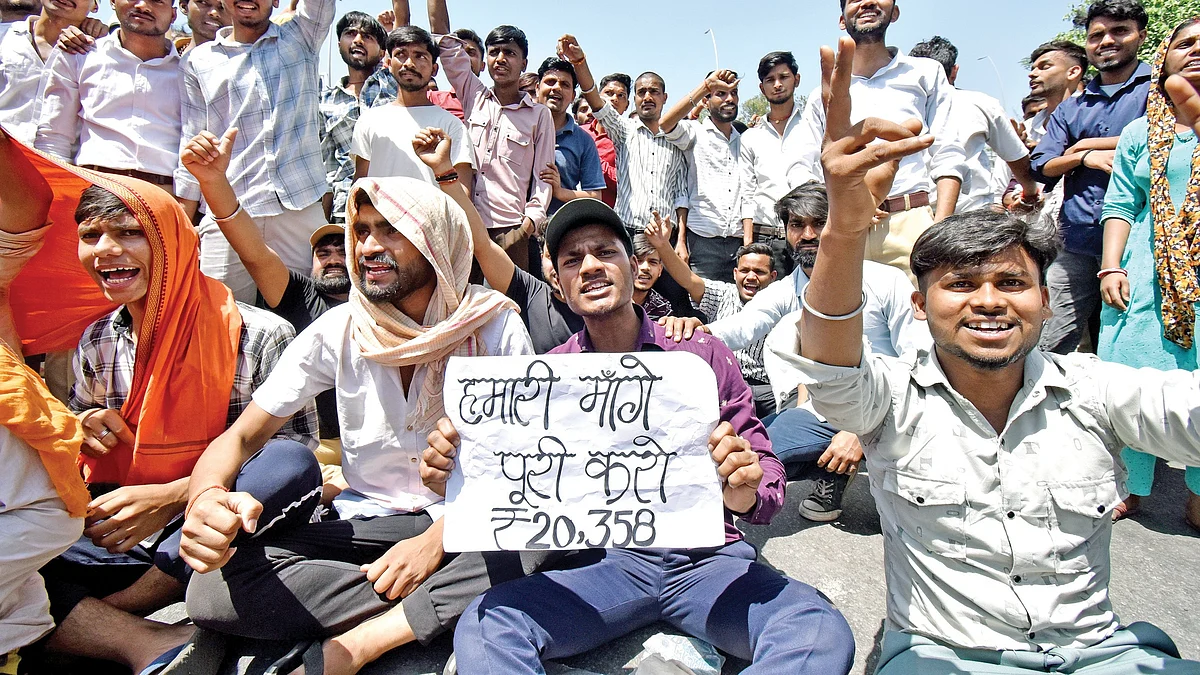 What are the factory workers fighting for?