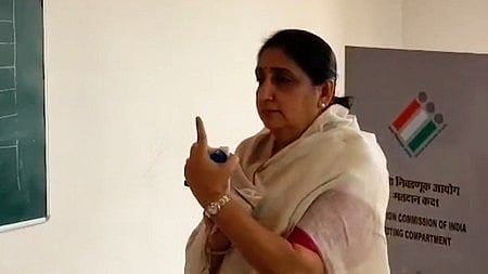 Deep connection with people: Sunetra Pawar after voting in Baramati by-poll