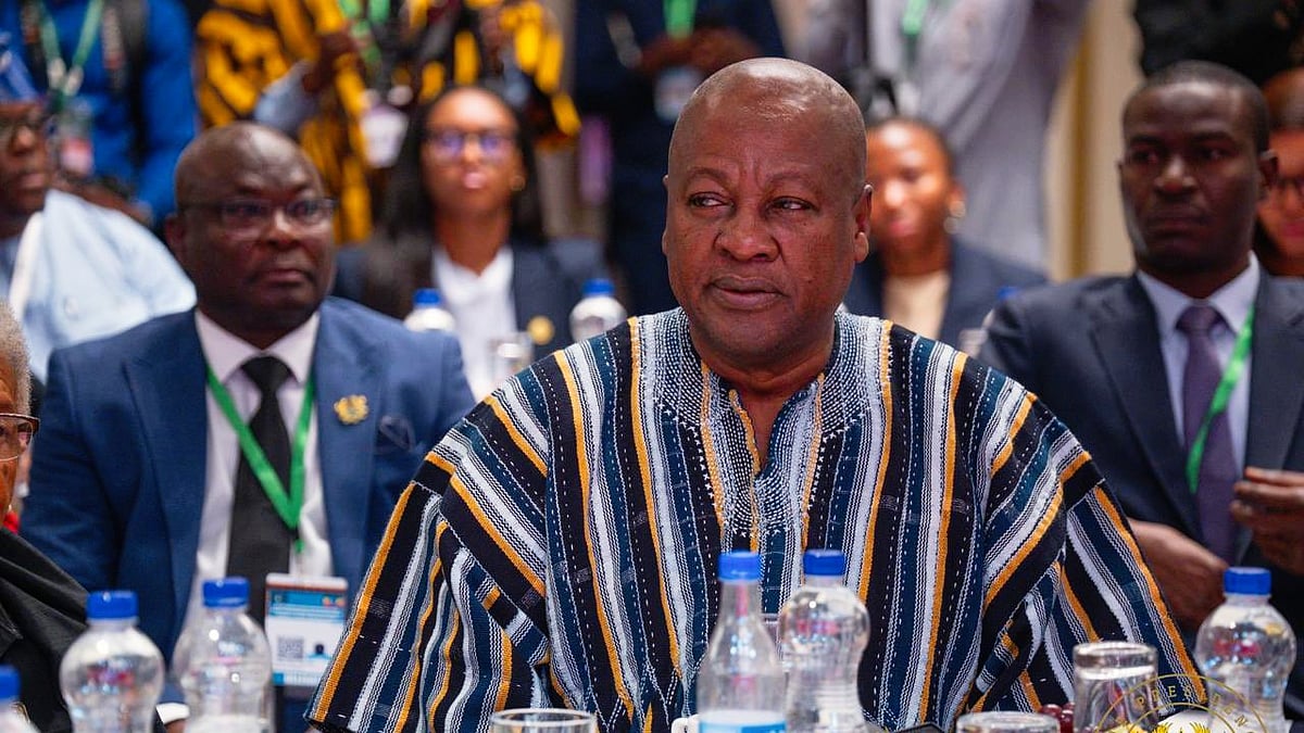 Ghanaian President John D. Mahama